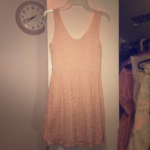 Blush pink flowy dress